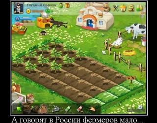 А говорят в России нет фермеров