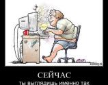 Сейчас ты выглядишь именно так